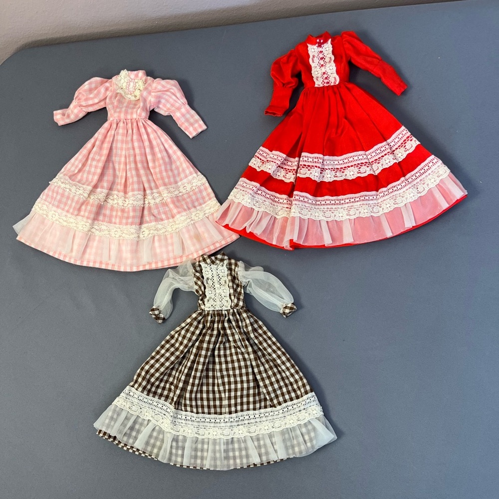 Vintage Handmade Barbie Dresses Set